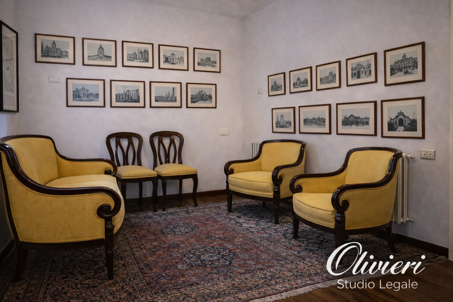 Ambienti della sede di Roma dello Studio Legale Olivieri